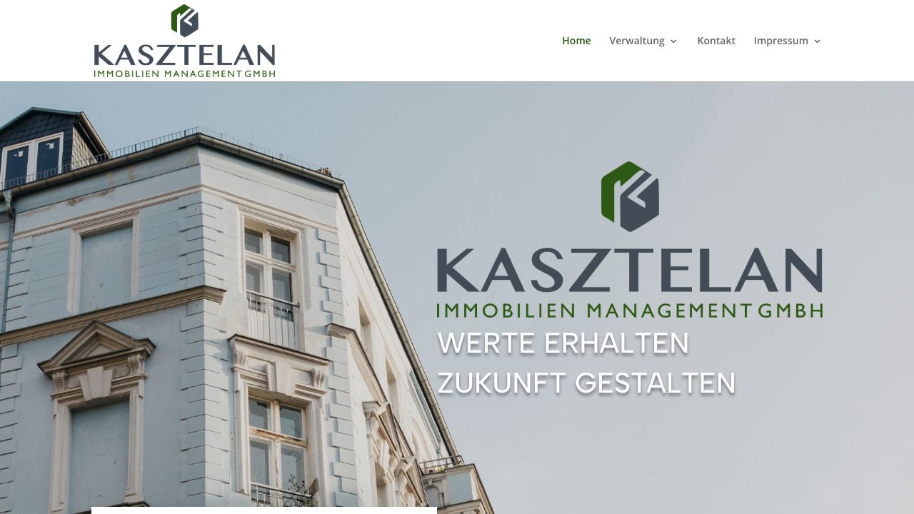 Website-Vorschau Kasztelan Immobilien Management